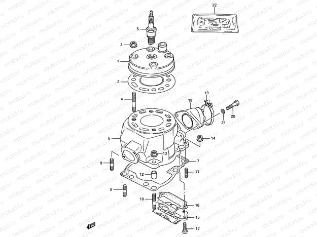 1 - CYLINDER (MODEL G/H/J)
