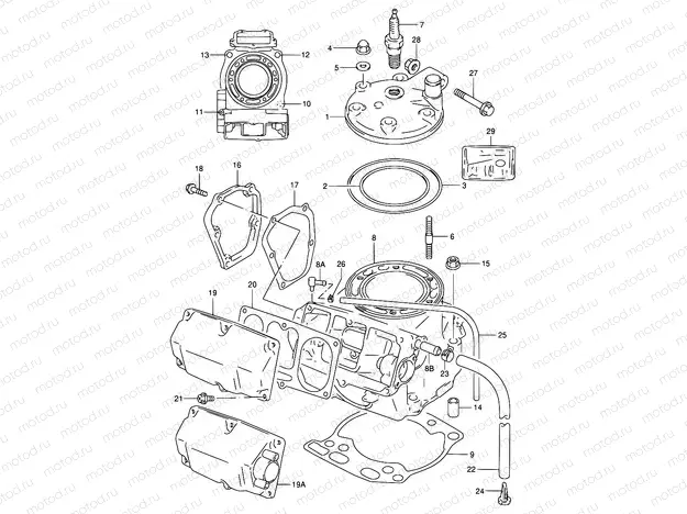 1 - CYLINDER (MODEL T/V/W)