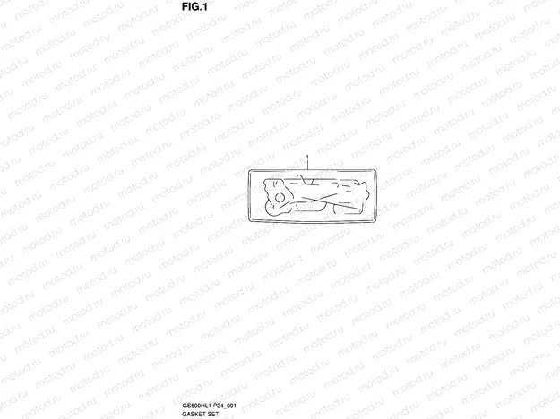 1 - GASKET (GS500H)