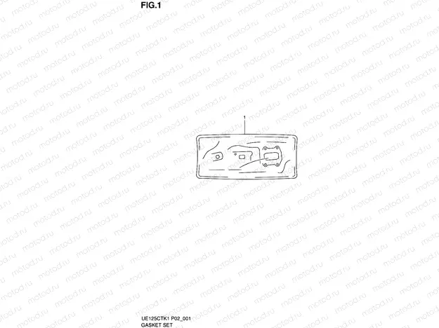 1 - GASKET SET
