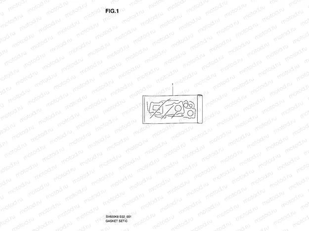 1 - GASKET SET