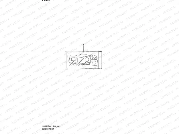 1 - GASKET SET