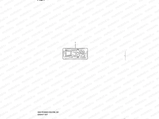 1 - GASKET SET