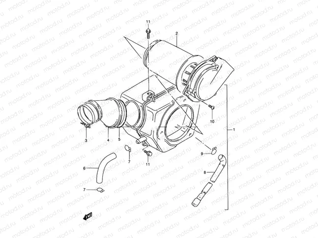 10 - AIR CLEANER