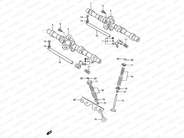10 - CAM SHAFT - VALVE