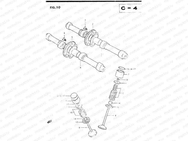 10 - CAM SHAFT - VALVE