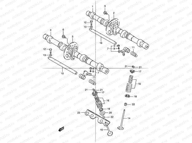 10 - CAM SHAFT - VALVE