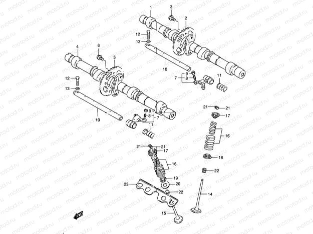 10 - CAM SHAFT / VALVE