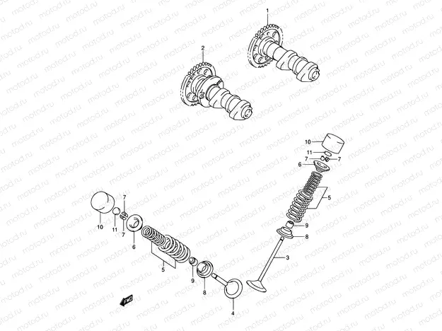10 - CAMSHAFT/VALVE