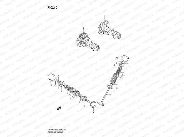 10 - CAMSHAFT/VALVE
