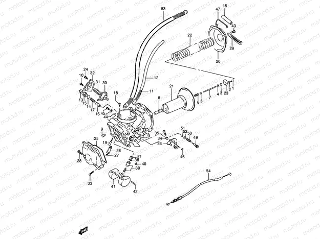 10 - CARBURETOR (FRONT)