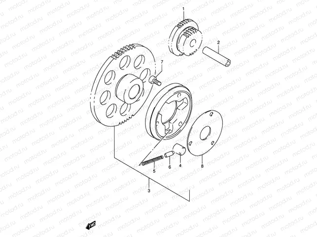 10 - STARTER CLUTCH