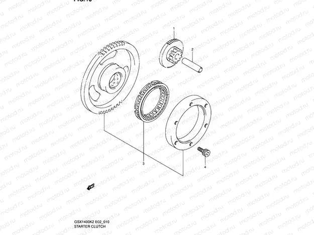 10 - STARTER CLUTCH