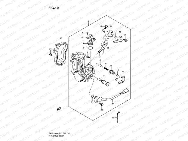 10 - THROTTLE BODY