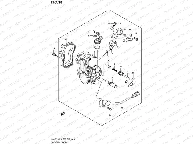 10 - THROTTLE BODY