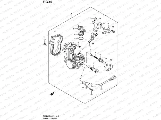 10 - THROTTLE BODY