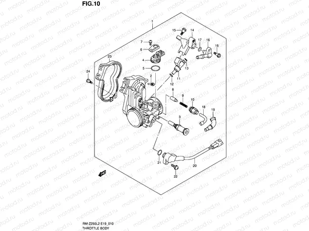 10 - THROTTLE BODY