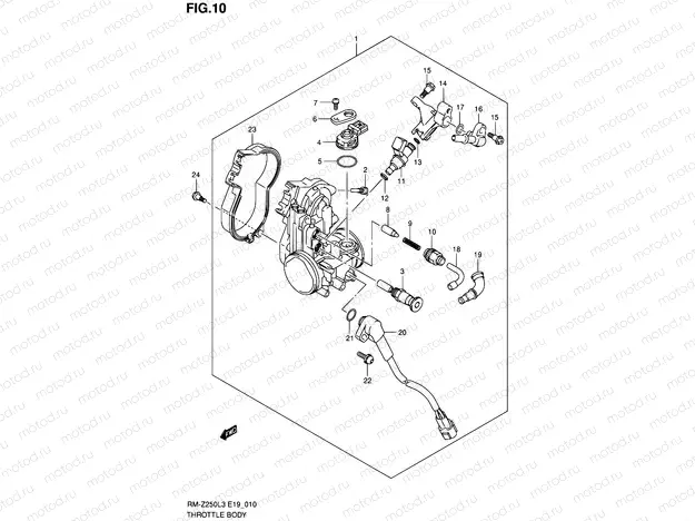 10 - THROTTLE BODY