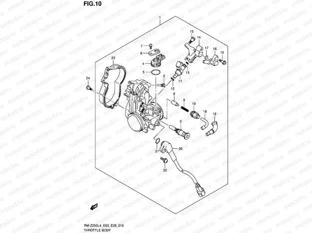 10 - THROTTLE BODY