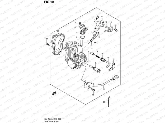 10 - THROTTLE BODY