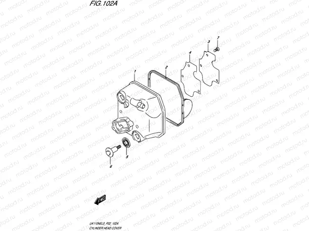 102A - CYLINDER HEAD COVER