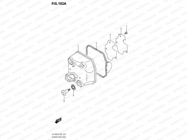 102A - CYLINDER HEAD COVER