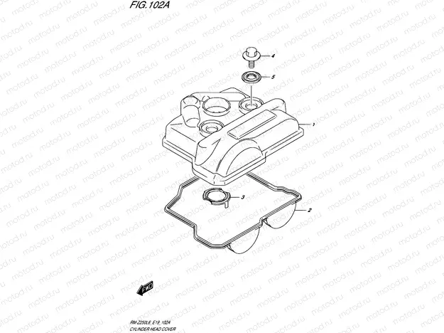 102A - CYLINDER HEAD COVER
