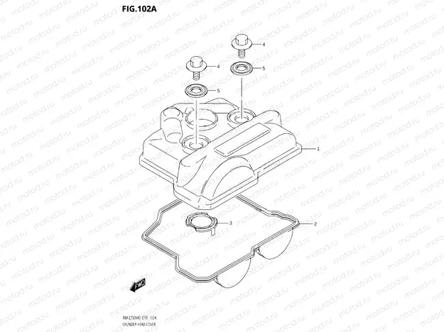 102A - CYLINDER HEAD COVER