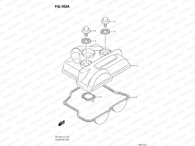 102A - CYLINDER HEAD COVER