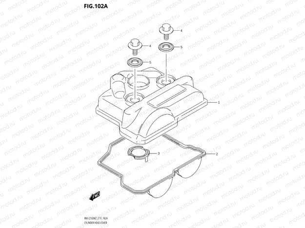 102A - CYLINDER HEAD COVER
