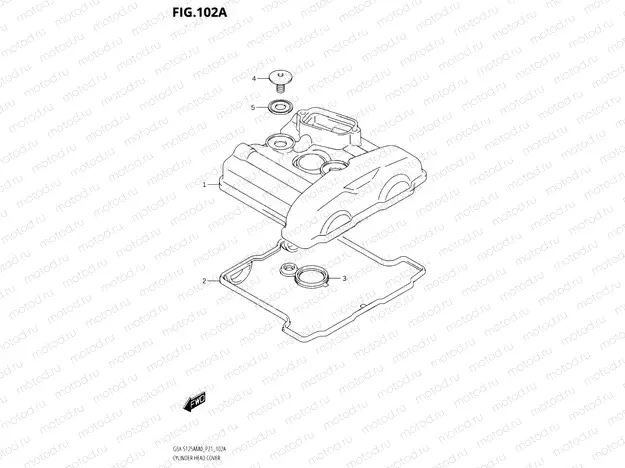 102A - CYLINDER HEAD COVER