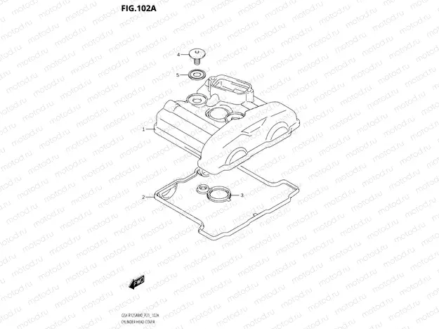 102A - CYLINDER HEAD COVER