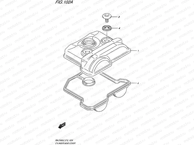 102A - CYLINDER HEAD COVER