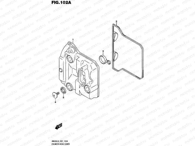 102A - CYLINDER HEAD COVER