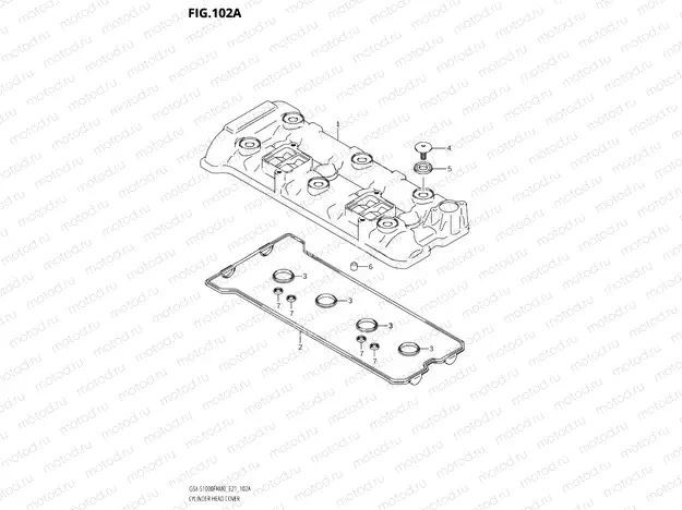 102A - CYLINDER HEAD COVER