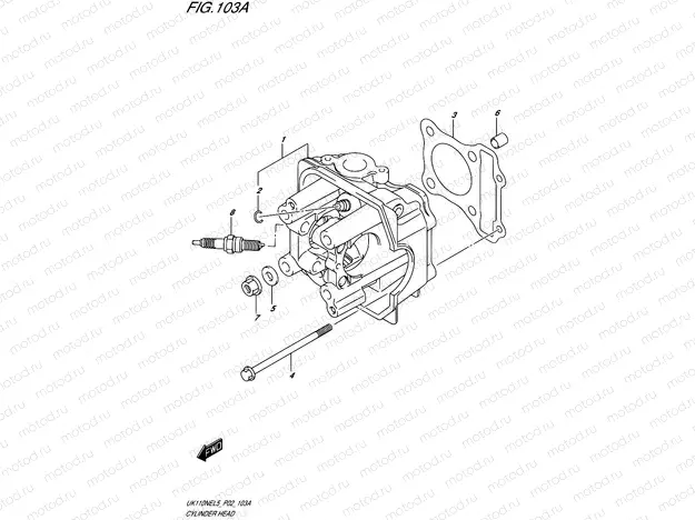 103A - CYLINDER HEAD