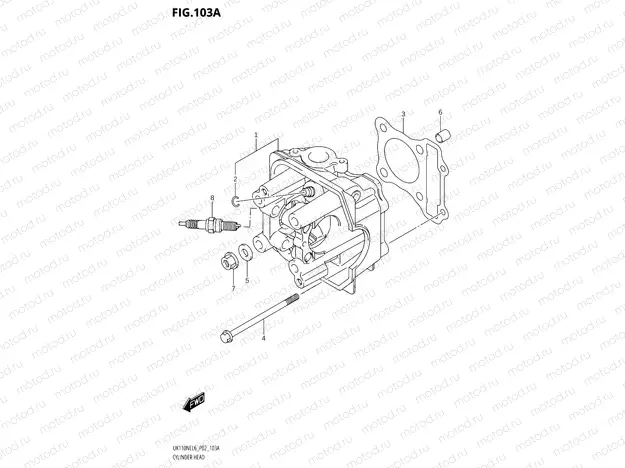 103A - CYLINDER HEAD