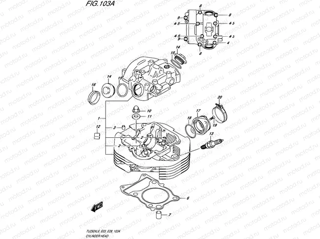 103A - CYLINDER HEAD