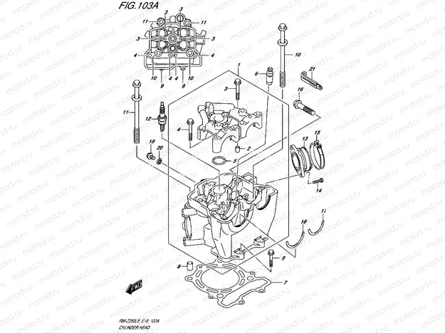 103A - CYLINDER HEAD