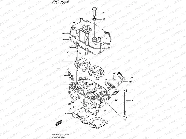 103A - CYLINDER HEAD