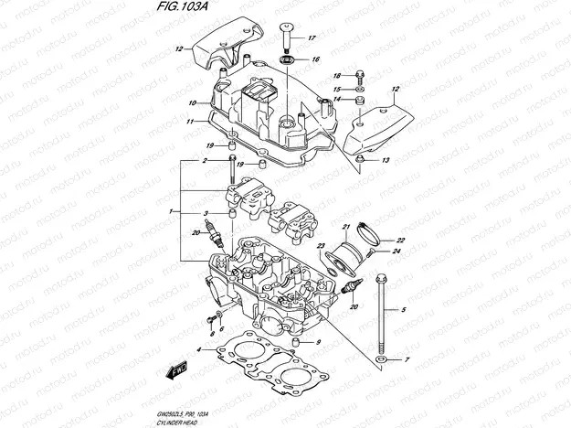 103A - CYLINDER HEAD