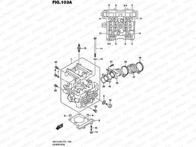 103A - CYLINDER HEAD