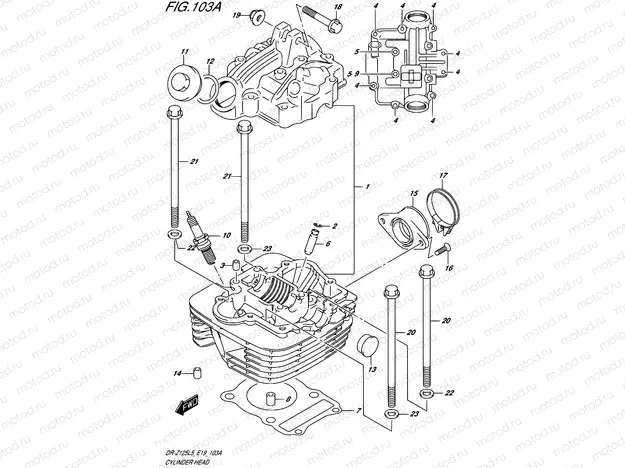 103A - CYLINDER HEAD