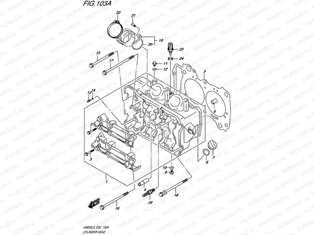 103A - CYLINDER HEAD