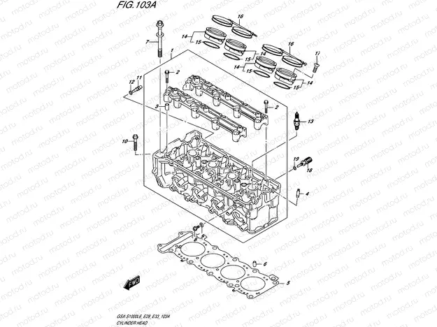 103A - CYLINDER HEAD