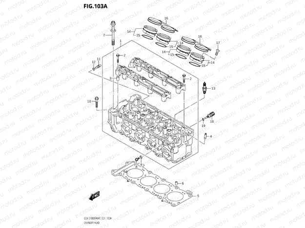103A - CYLINDER HEAD