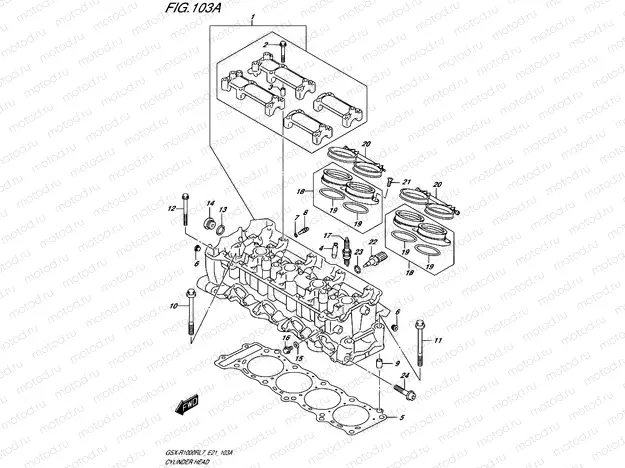 103A - CYLINDER HEAD