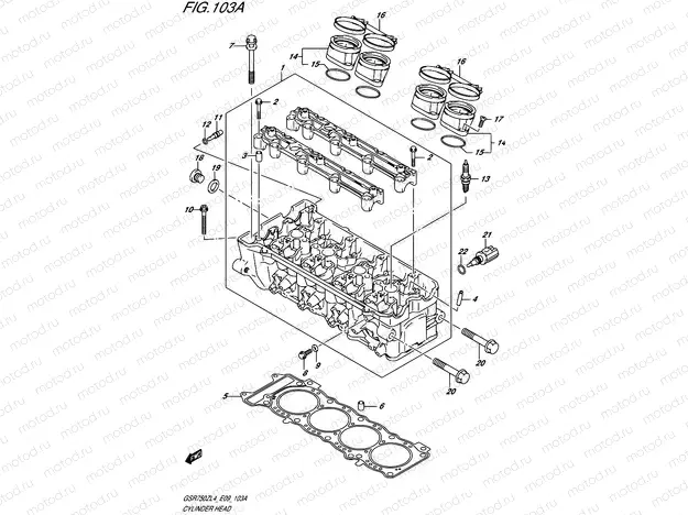 103A - CYLINDER HEAD