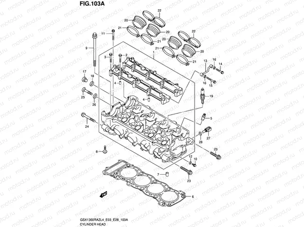 103A - CYLINDER HEAD