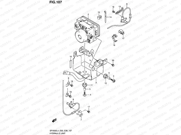 107 - HYDRAULIC UNIT (SFV650AL4 E33)